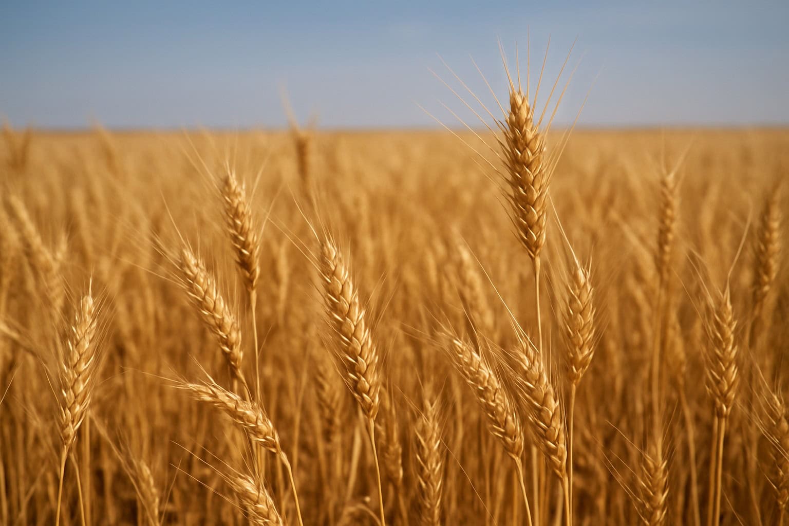 Close-up of golden wheat in Eastern Washington.